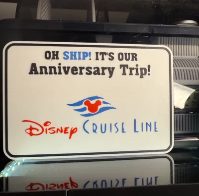 OH SHIP! IT'S OUR ANNIVERSARY TRIP DISNEY CRUISES