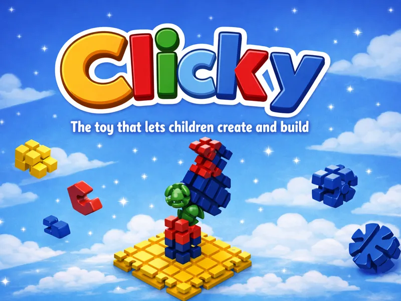 Clicky – Children toy that lets kids create