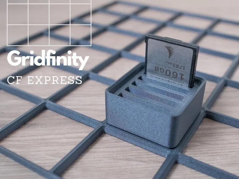 CF Express Card Organizer - Gridfinity