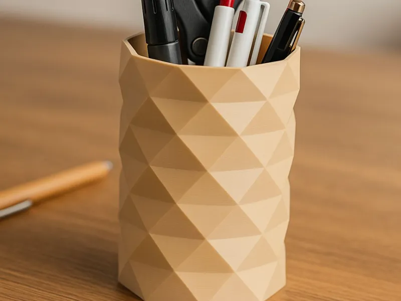Porte-Stylos “Crystal Cube” – pot de crayon