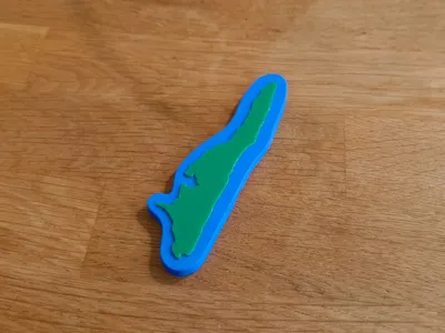 Langeland fridge magnet