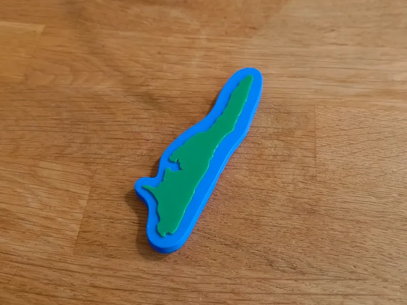 Langeland fridge magnet