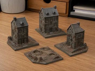 Escenografía en miniatura: Diorama 001 WWII – Città Europea in Rovina 1:100 — vista de referencia 4