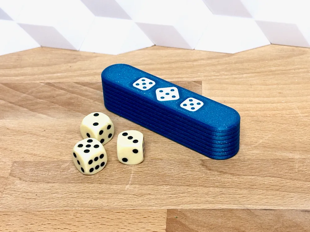 Dice Flick Box (magnetic fidget dice storage) by GlennovitS 3D ...