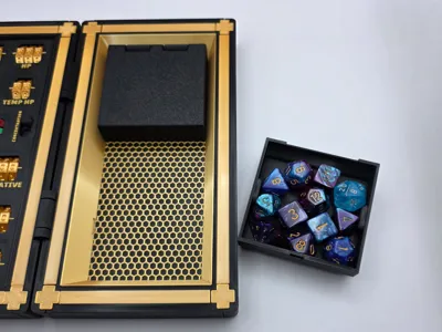 Gamer's Grimoire - Dice Trays and Centerpiece