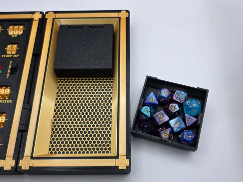 Gamer's Grimoire - Dice Trays and Centerpiece