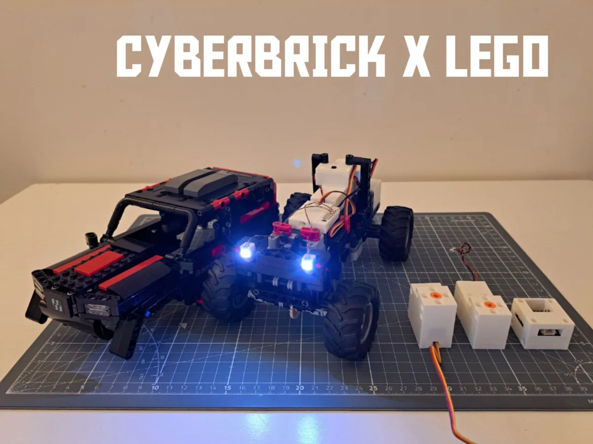Cyberbrick x LEGÓ | 3D Printed LEGÓ - Free 3D Print Model - MakerWorld