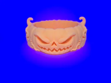 Adorno temático: Demon Pumpkin Candy dish Catch all — vista de referencia 3