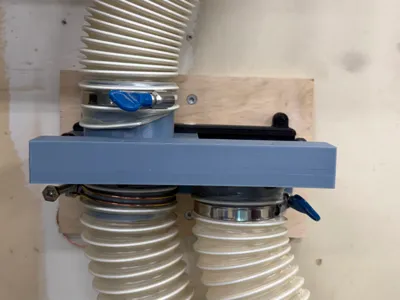2.5in Dust Port Manifold for Two Hoses