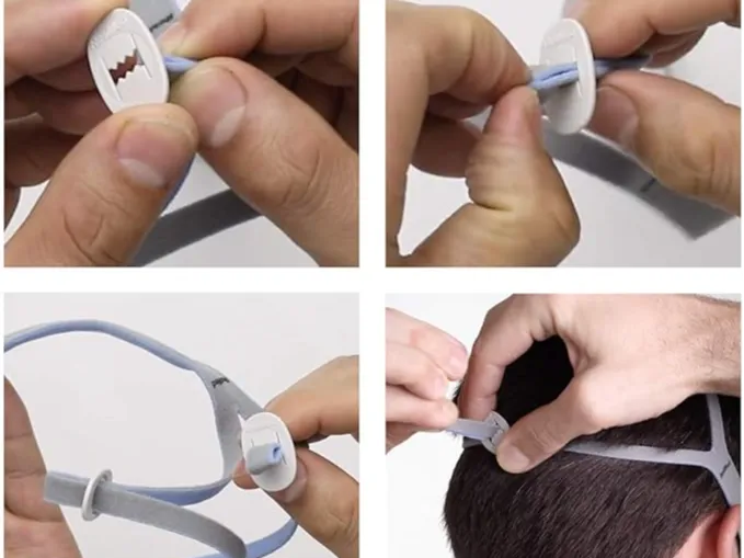 clips cpap headband
