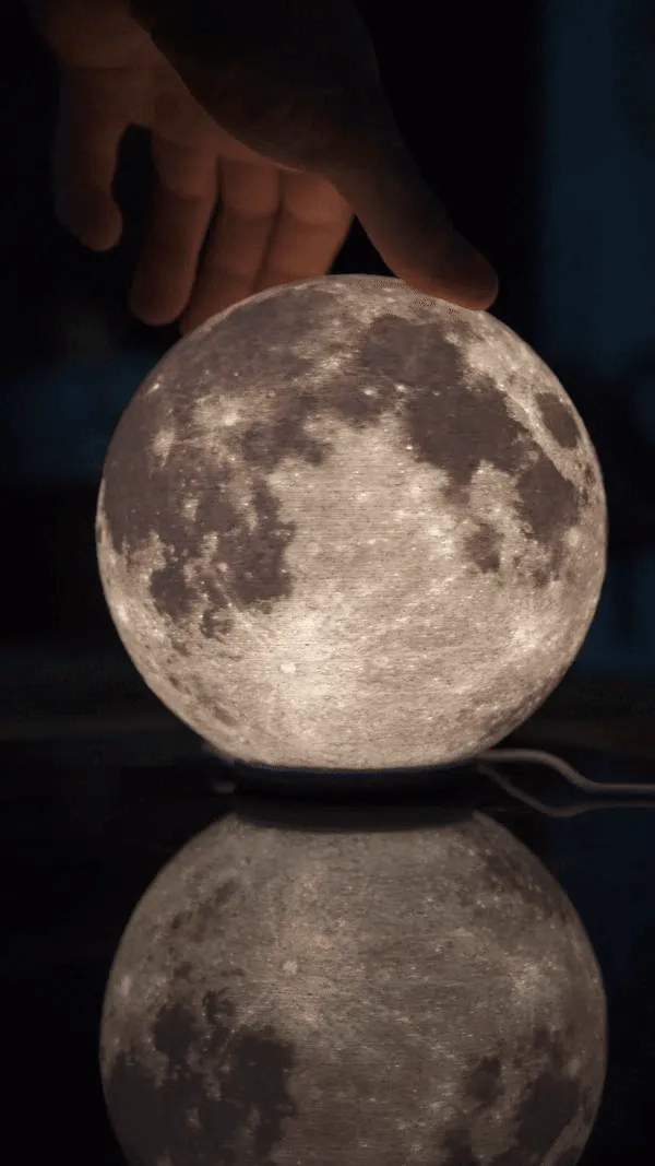 Moon Lamp for LED Lamp 001 [HiRes] [noSupports] view 3