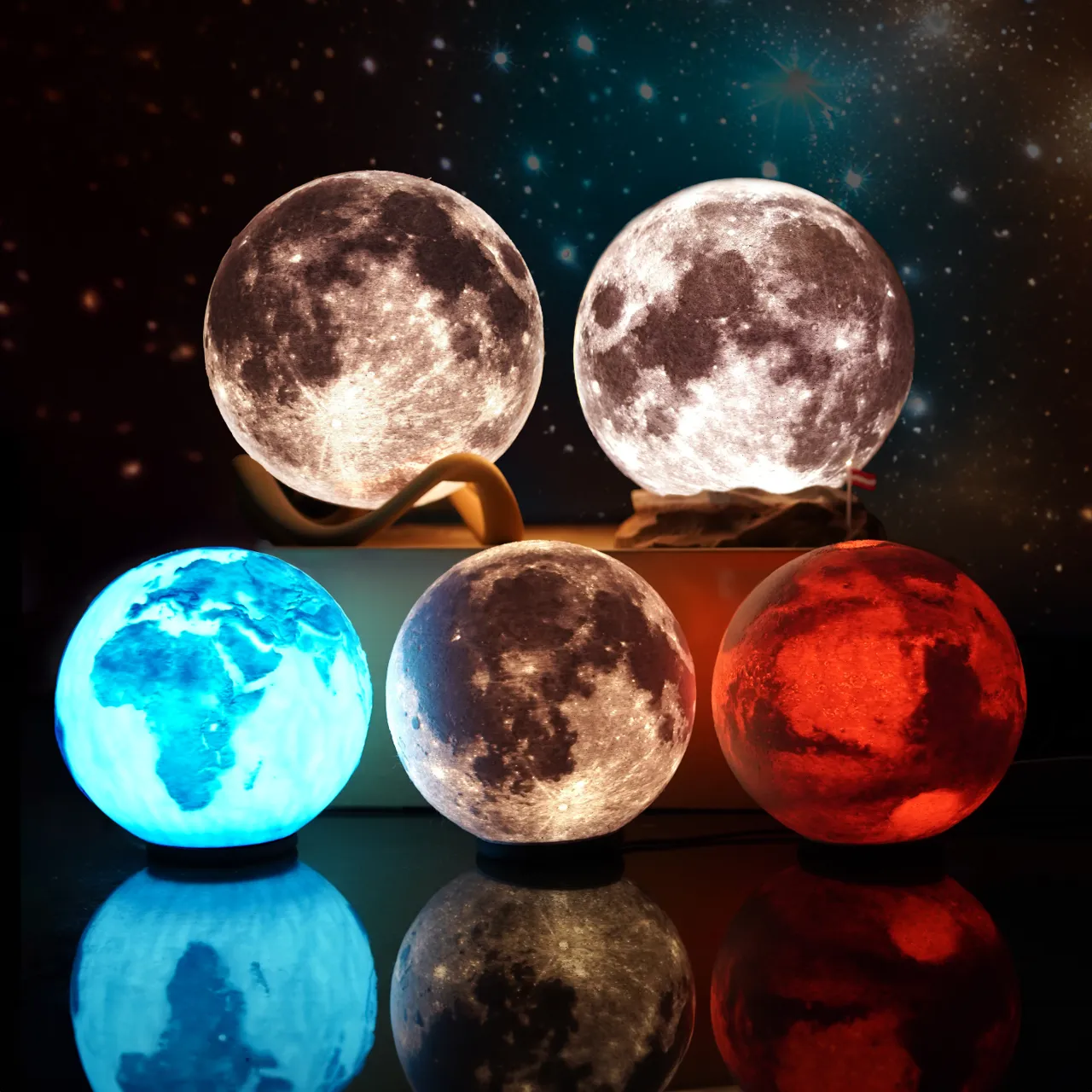 Moon Lamp for LED Lamp 001 [HiRes] [noSupports] view 2