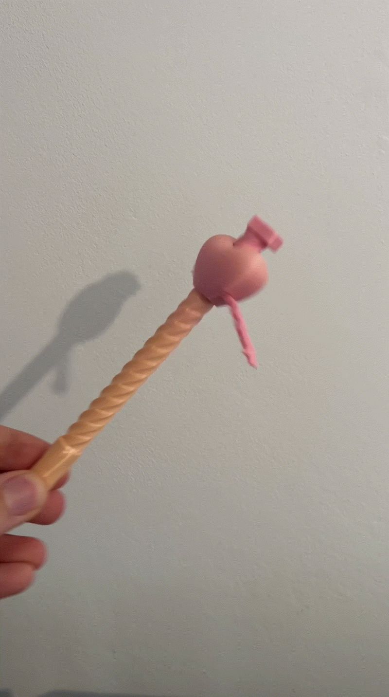 Heart Helix Fidget Pen