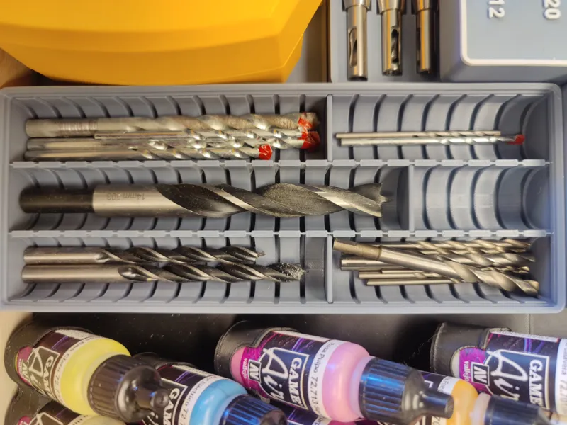 Gridfinity 2x5 drill/tap organizer