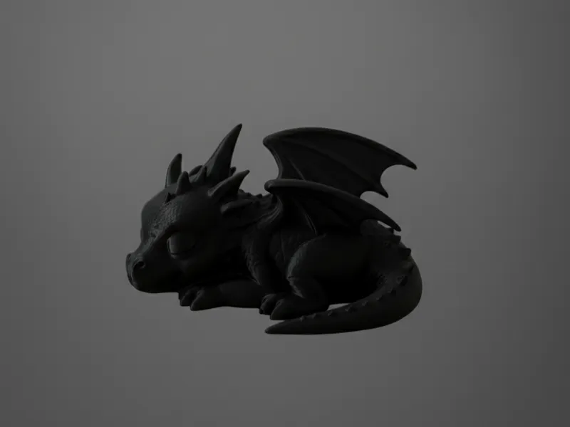 Llavero de Dragón dormido