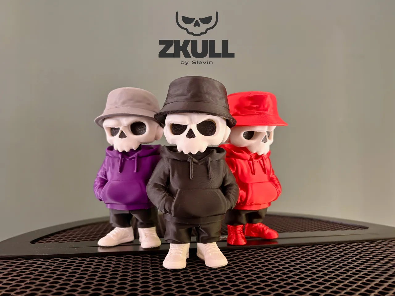 Urban Ghost – Multi-Part Skull Toy (ZKULL) view 3