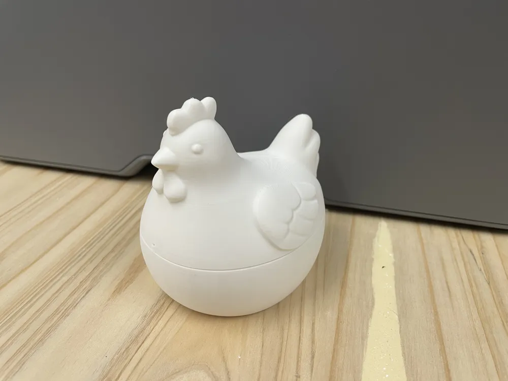 Easter Chicken Egg Holder Decor - Free 3D Print Model - MakerWorld