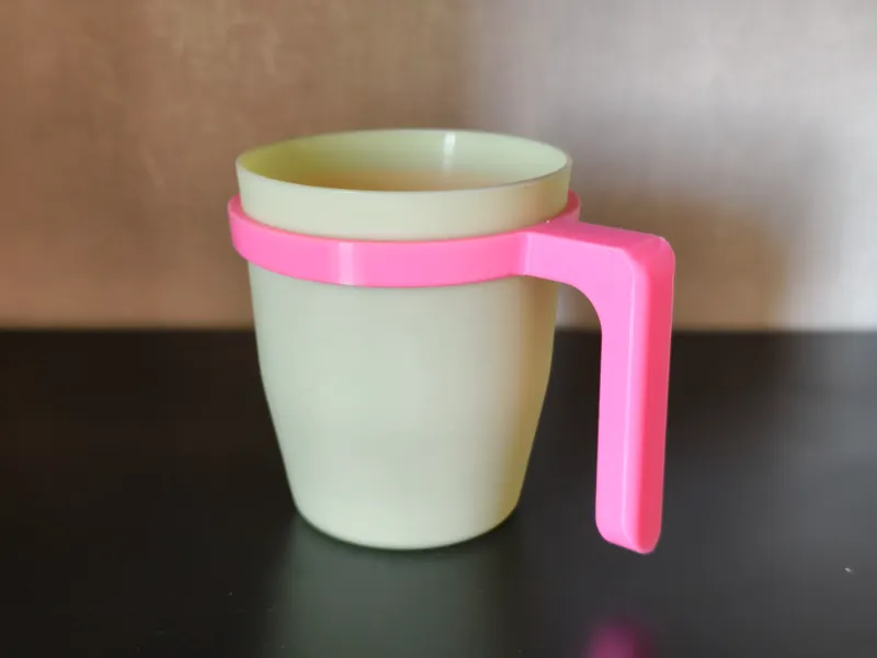 可拆卸水杯手柄，杯套式把手，口杯牙刷杯