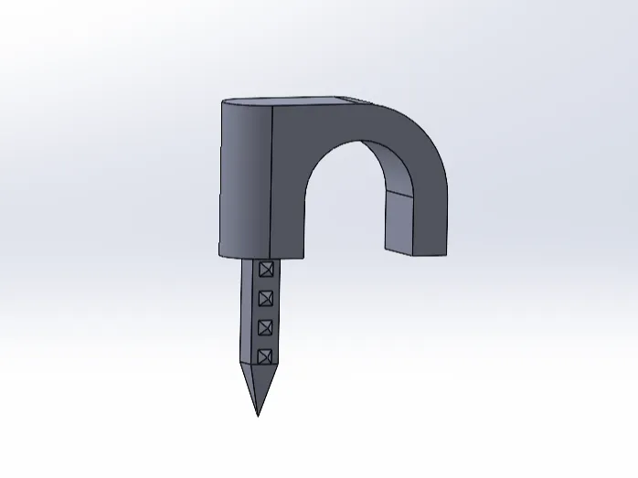 cable nail clip 5-20mm 3d printed nail