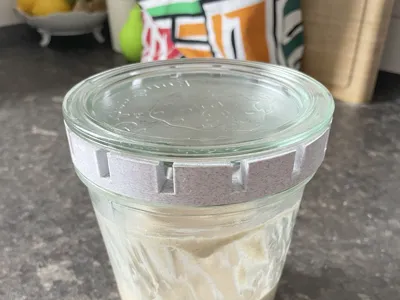 Aerator for WECK-Glass (for Sour Dough Starter)