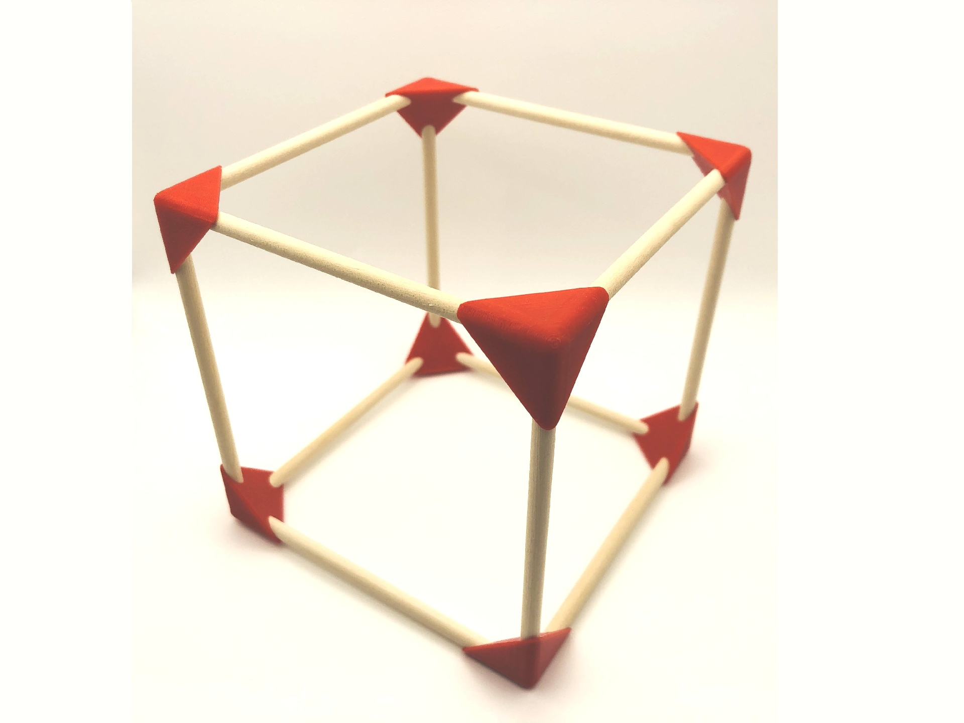 Cube Connector for Wooden Sticks