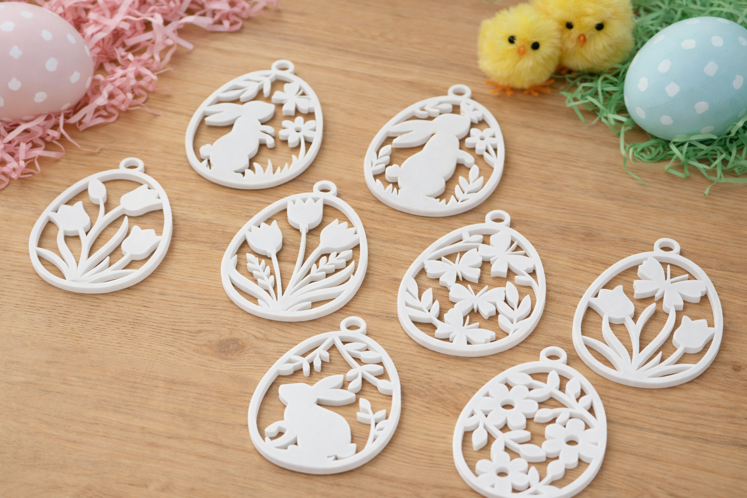 Miniatura 1 do modelo 3D Easter Egg Hangers