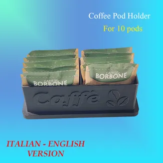 Coffee Pod Holder for 44 mm pods (ITA and ENG)