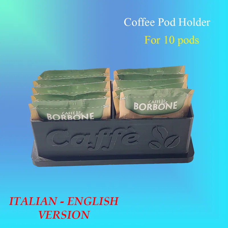 Coffee Pod Holder for 44 mm pods (ITA and ENG)