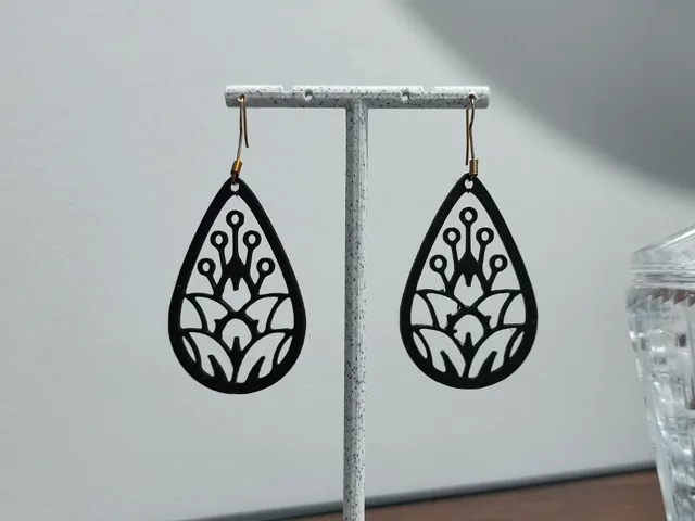 Aretes Loto de Medianoche