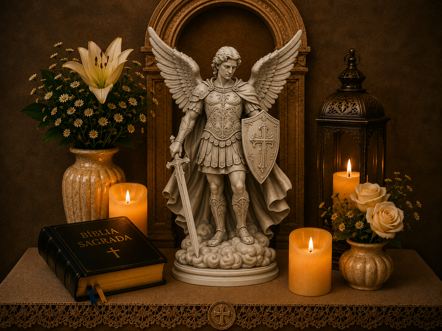 Arcanjo São Miguel – ALTO NIVEL DE DETALHES - 1