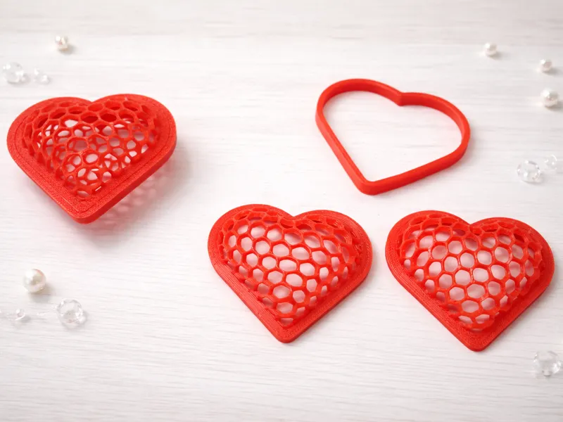 Thermoformed heart