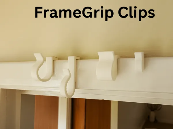 Clip FrameGrip - crochet universel pour cadre de porte