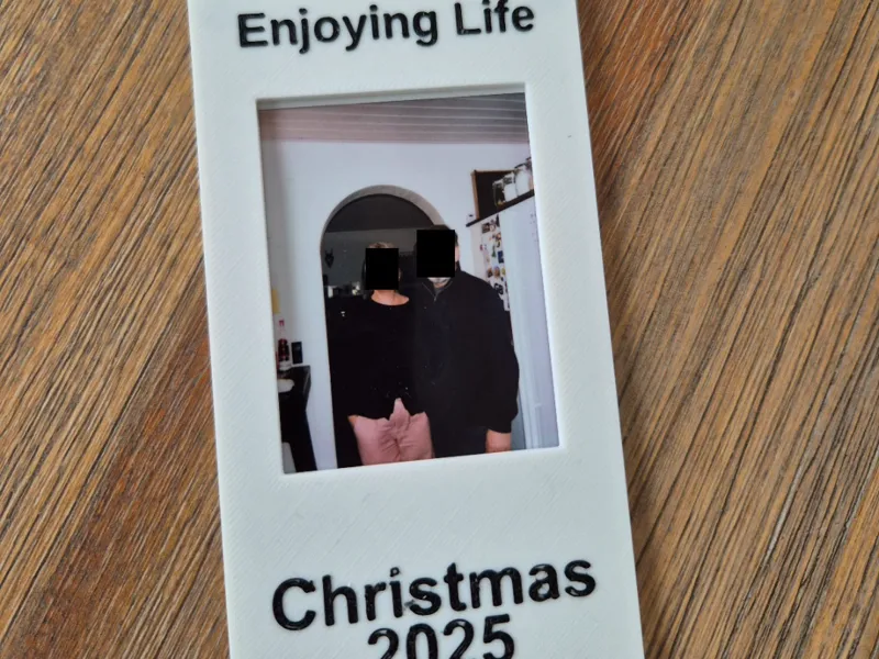 Customizable Instax Photo Frame Generator