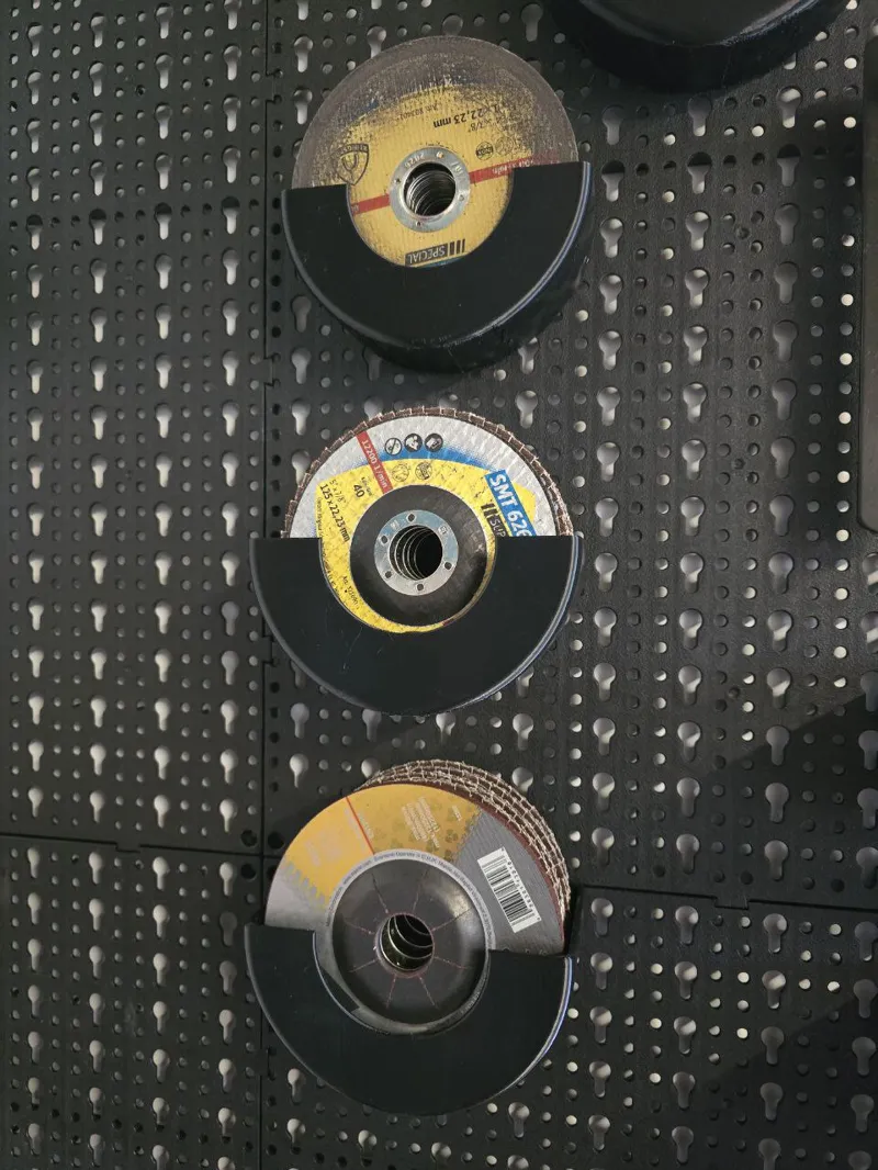 Parkside Pegboard Angle Grinder Disk(125mm) Holder