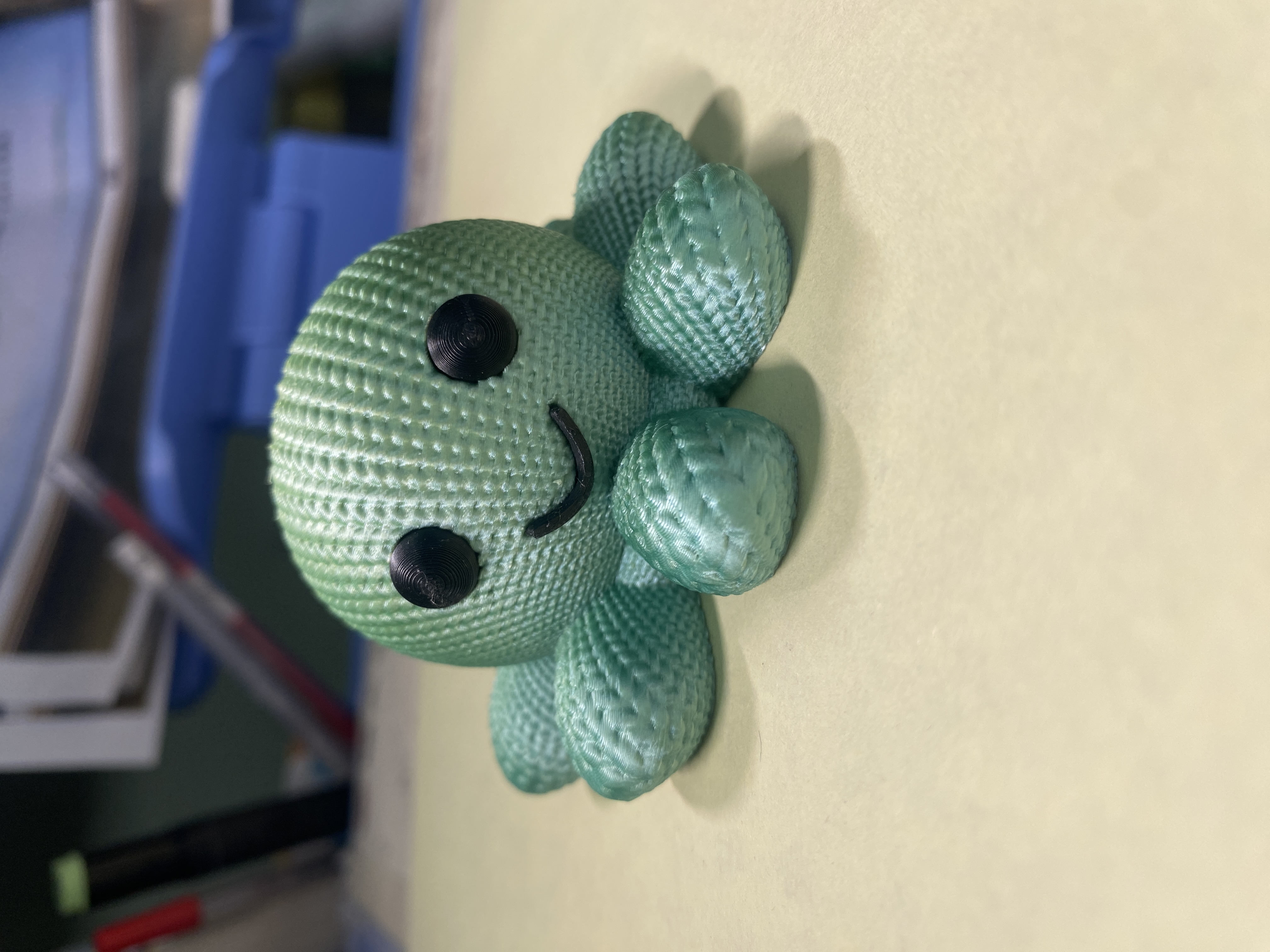 Miniatura 2 do modelo 3D 可爱的针织章鱼