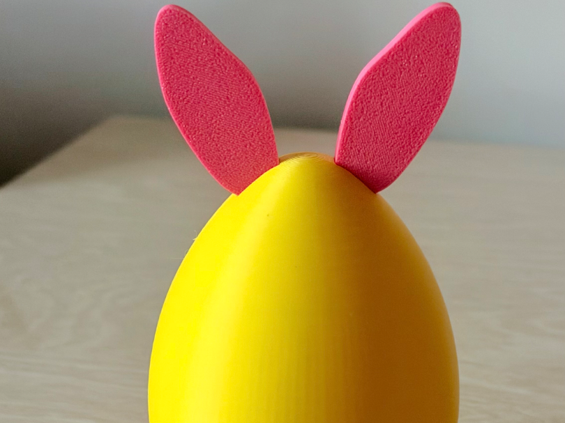 Easter Bunny Egg Holder Cute Multicolor Decoration