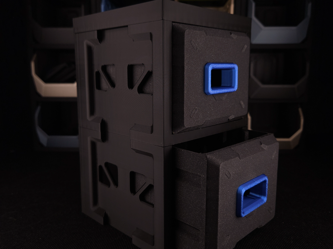 STACKERS: LARGE OPENING DRAWERS, INTERLOCKING