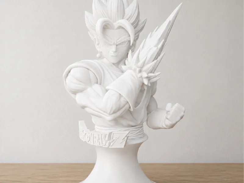 DRAGON BALL VEGITO BUST PREMIUM MODULAR PRINT STL