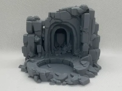 The Cave - Miniature Fantasy Tabletop Scenery DnD