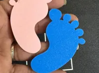 Décoration de gâteau pied de bébé — photo 1