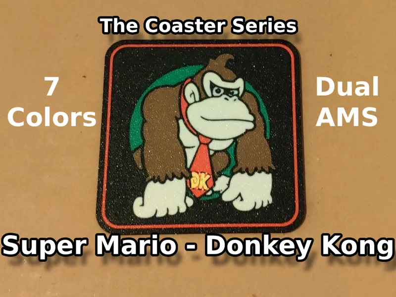Untersetzer-Serie: Super Mario - Donkey Kong