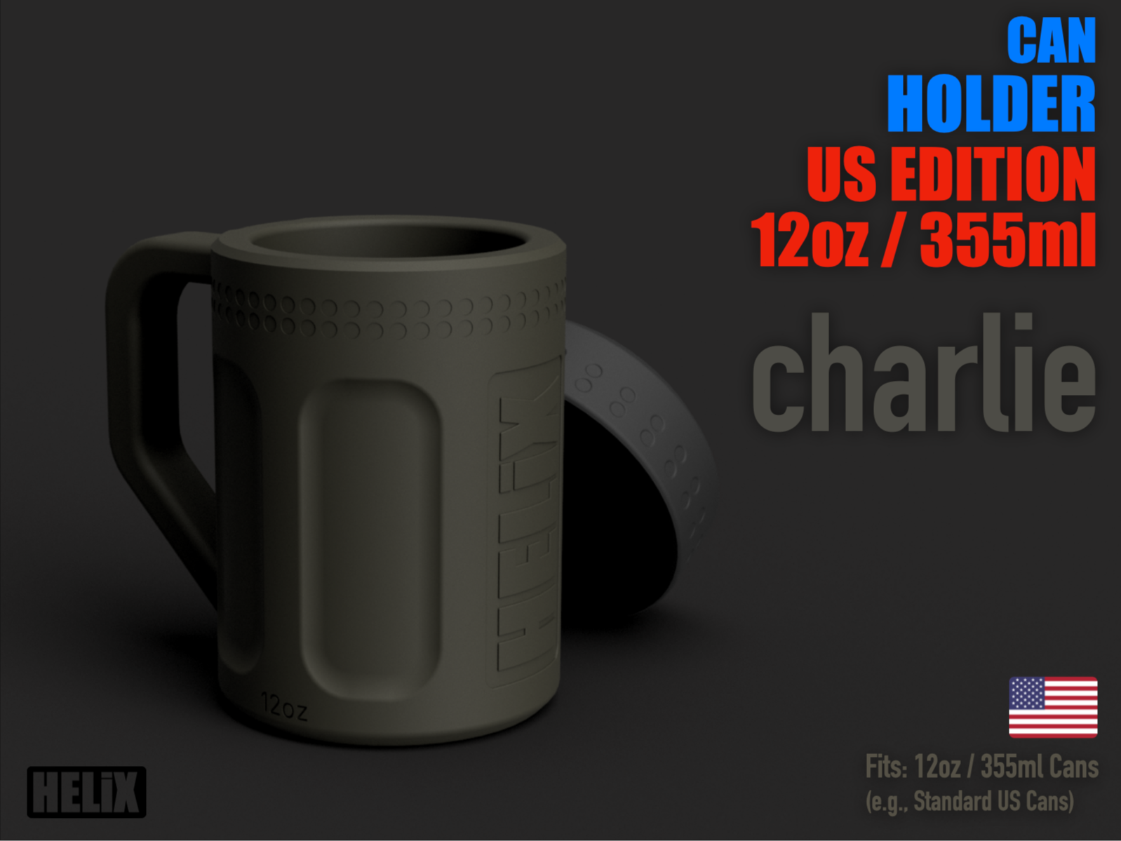 HELiX Tactical CAN HOLDER US-Edition (12oz/355ml)