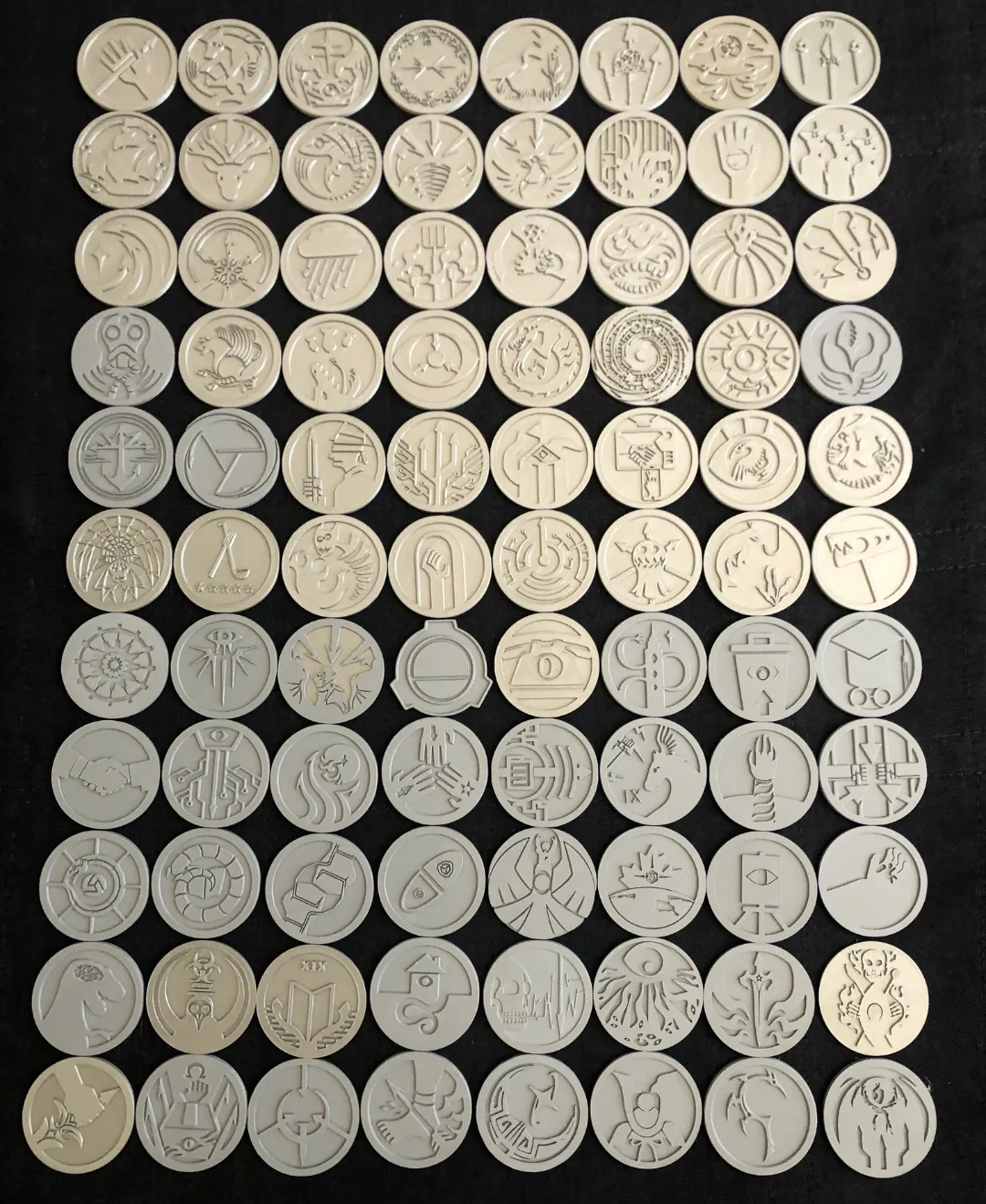 Insignes des groupes d'intervention mobiles SCP (partie 2/2)