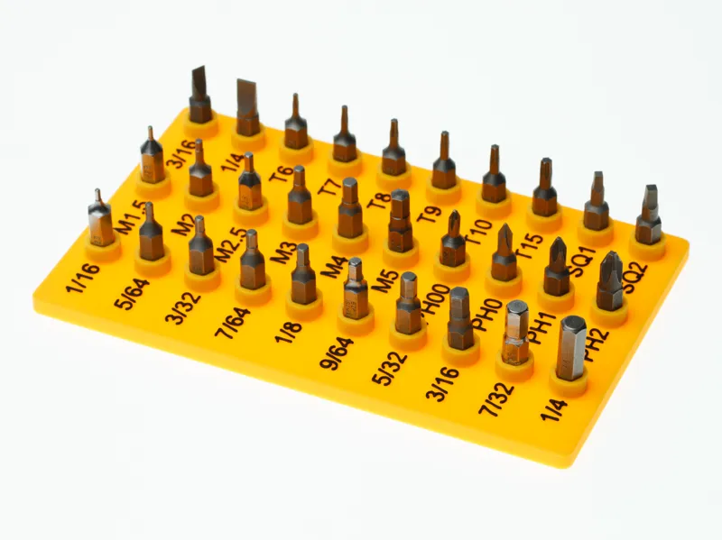 Hex Driver Bit Trays (multiple variants)