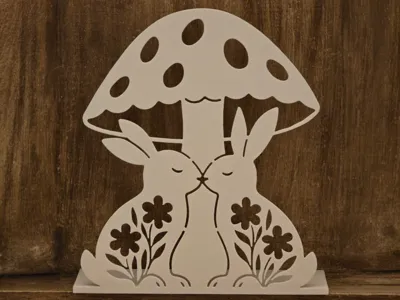 Easter Floral Bunnies