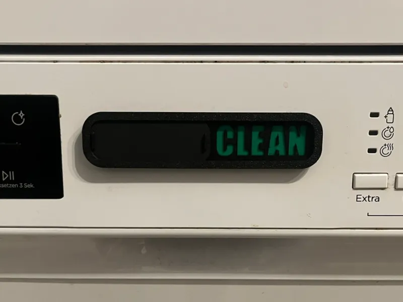 Dishwasher sign