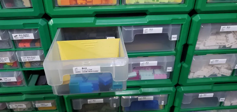 Steel Vision Interlocking 4-Bin Horizontal Divider