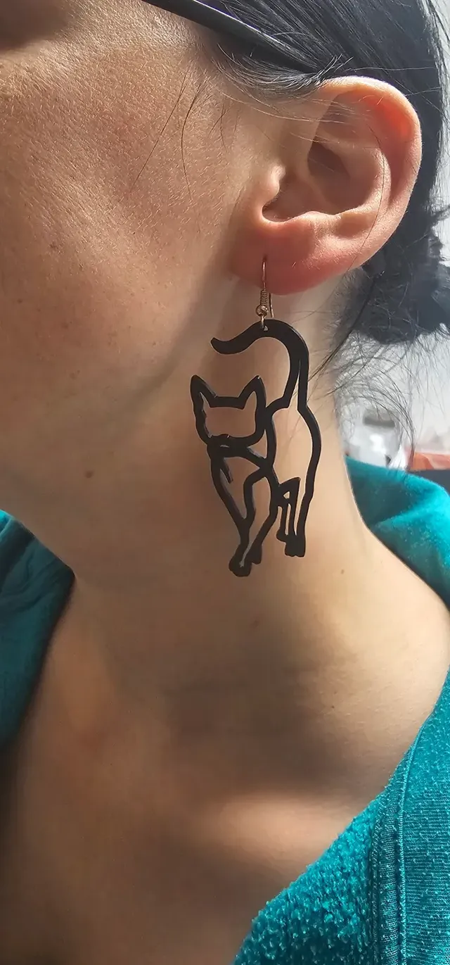 Cat earrings