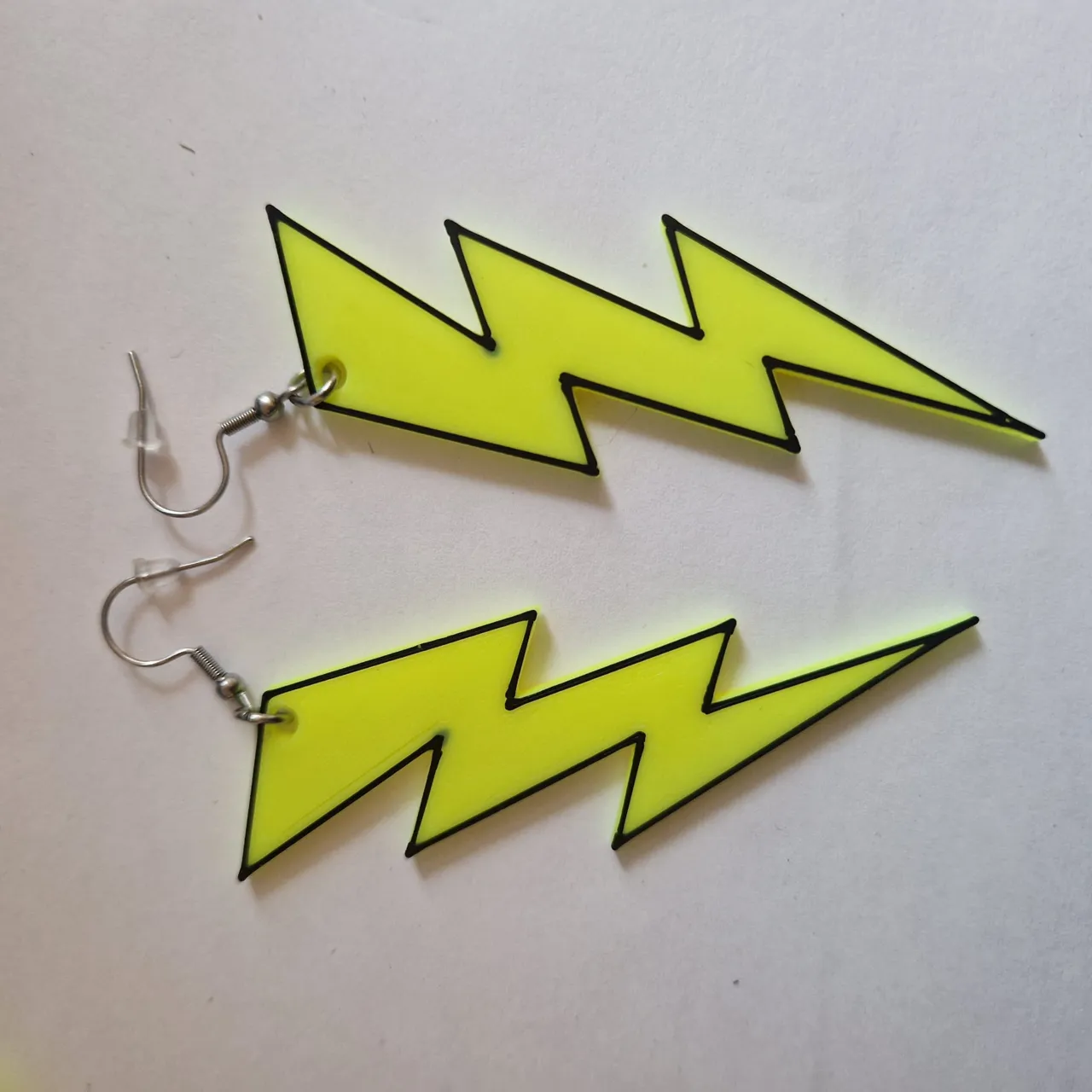 80s Lightning Bolt Earring view 2