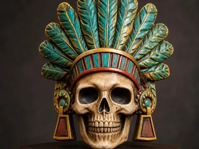Mictlantecuhtli God of the Underworld.